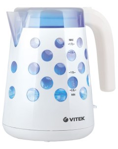 Чайник электрический VT 7048W 1 7 л белый Vitek