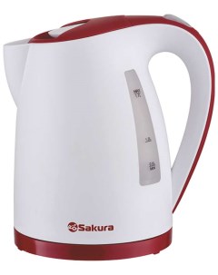 Чайник электрический SA 2346WR 1 7 л белый красный Sakura