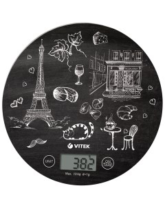 Весы кухонные VT 8004 Black Vitek