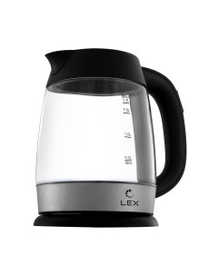 Чайник электрический LX 30011 1 1 7 л черный Lex