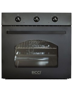 Встраиваемый электрический духовой шкаф REO 610 BL Black Ricci