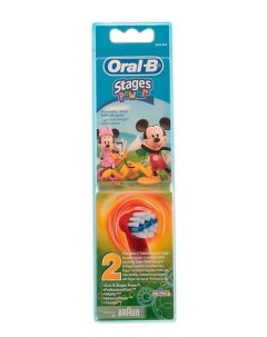Насадка для зубной щетки Braun EB10K Stages Kids Mickey 2 шт Oral-b