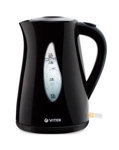 Чайник электрический VT 1182 1 7 л бежевый черный Vitek