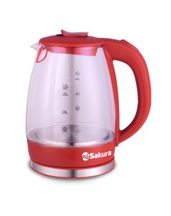 Чайник электрический SA 2717R 1 7 л красный Sakura