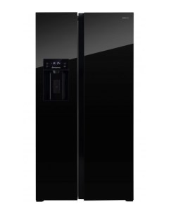 Холодильник RFS 650DX черный Hiberg