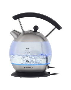 Чайник электрический HWK GM01 1 7 л черный серебристый Harper