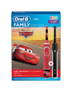 Зубная щетка электрическая Family Edition Pro 1 Kids Тачки Oral-b
