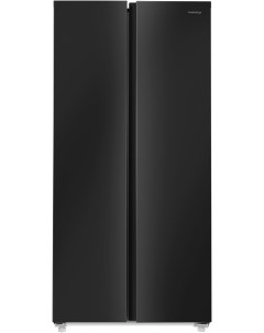 Холодильник MFF177NFBE черный Maunfeld