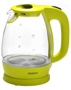 Чайник электрический ZM 11178 1 7 л зеленый прозрачный Zimber