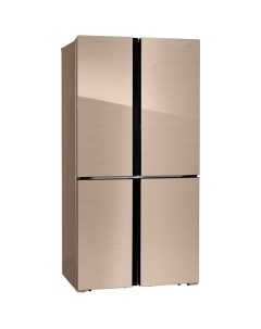 Холодильник RFQ 500DX NFYM бежевый Hiberg