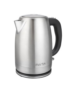 Чайник электрический MT 4558 1 7 л серебристый серый Марта
