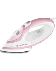 Утюг 4080BR белый розовый Brayer
