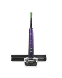 Электрическая зубная щетка Sonicare DiamondClean HX9911 фиолетовая черная Philips