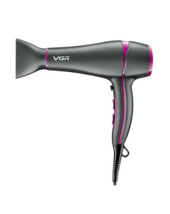 Фен VGR V 402 2200 Вт розовый черный Vgr professional