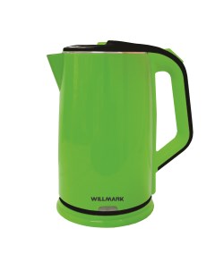 Чайник электрический WEK 2012PS 2 л зеленый черный Willmark