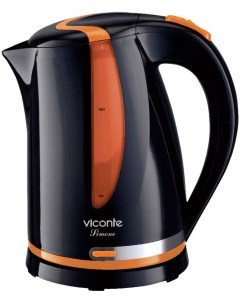 Чайник электрический VC 3268 1 8 л черный оранжевый Viconte