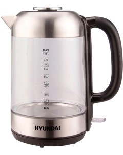 Чайник электрический HYK G4034 1 8 л черный Hyundai