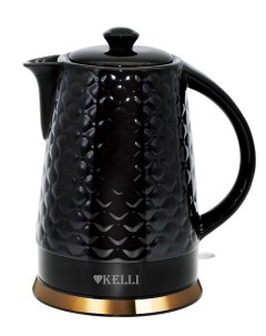 Чайник электрический KL 1340 1 8 л черный Kelli
