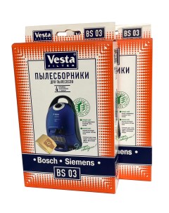 Пылесборник BS03 2 упак Vesta filter
