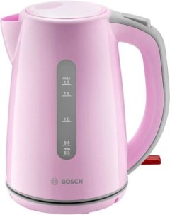 Чайник электрический TWK7500K 1 7 л розовый Bosch
