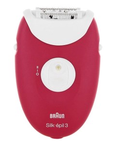 Эпилятор Silk epil 3 3410 White Pink Braun