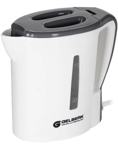 Чайник электрический GL 465 серый 0 5л 0 5 л белый серый Gelberk