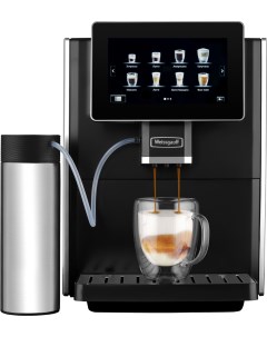 Кофемашина автоматическая WCM 575 Touch Cappuccino серебристая черная Weissgauff