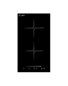 Встраиваемая варочная панель индукционная EVI 320 2 BL черный Lex