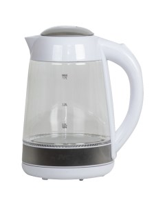 Чайник электрический JK KE1705 1 7 л прозрачный белый серебристый Jvc