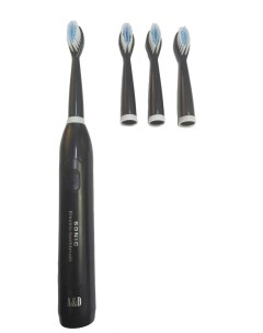 Электрическая зубная щетка Sonic Toothbrush IPX7 Black Qvatra