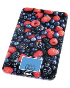 Весы кухонные KS107G Berry Blue Bbk