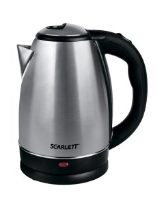 Чайник электрический SC EK21S24 1 8 л серебристый черный Scarlett