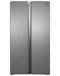 Холодильник NFK 615 серебристый Ginzzu