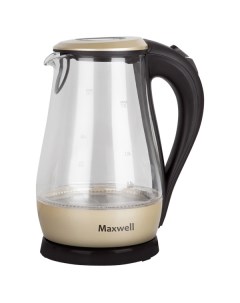 Чайник электрический MW 1041GD 1 7 л золотистый черный Maxwell