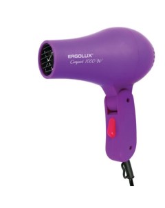 Фен ELX HD05 С12 1000 Вт фиолетовый Ergolux