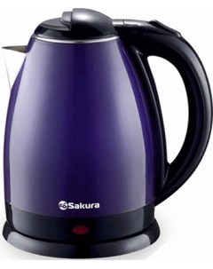 Чайник электрический SA 2138BP 1 8 л фиолетовый черный Sakura