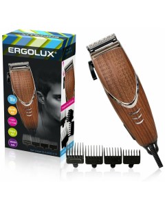Машинка для стрижки волос ELX HC02 C10 коричневый Ergolux