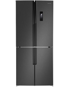 Холодильник MFF182NFSBE черный Maunfeld