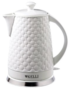 Чайник электрический KL 1340 1 8 л белый Kelli