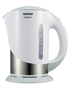 Чайник электрический ZCK7630S 1 7 л белый серебристый Zelmer