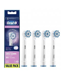 Насадка для зубной щетки Braun EB60 Sensitive Clean 4шт Oral-b