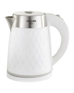 Чайник электрический VC 3300 1 7 л белый серебристый Viconte
