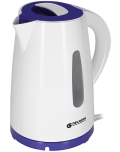 Чайник электрический GL 463 1 7 л белый фиолетовый Gelberk