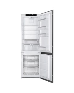 Встраиваемый холодильник C8174N3E черный Smeg