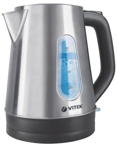 Чайник электрический VT 7038ST 1 7 л серебристый черный Vitek