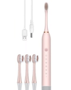 Электрическая зубная щетка X 3 Pink Sonic toothbrush