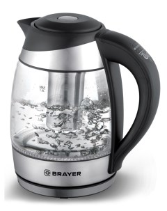 Чайник электрический BR 1021 1 7 л прозрачный Brayer