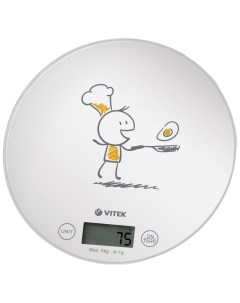 Весы кухонные VT 8018 White Vitek