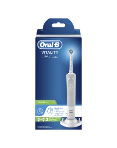 Зубная щетка электрическая Braun Vitality 150 D100 424 1 CrossAction White Oral-b