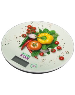Весы кухонные HS 3007S овощи Multicolor Homestar
